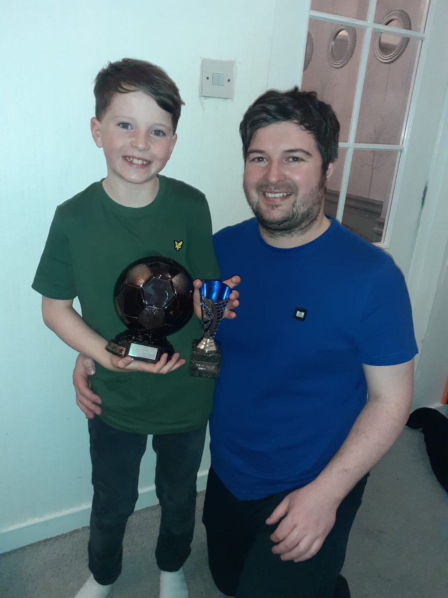 Sean_b10's tweet photo. Cade was absolutely delighted to win most promising player at @BoysClubPhd prizegiving. Great night ⚽️ https://t.co/QoLUNZrnKS