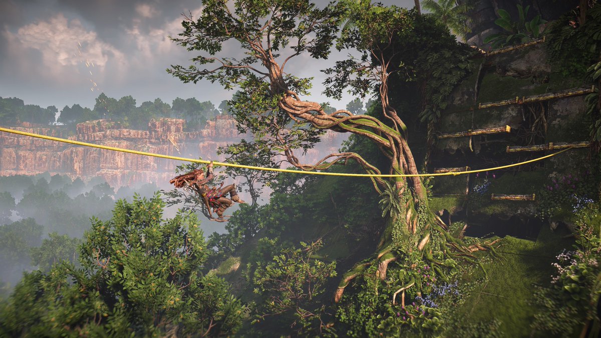 nixeldev's tweet photo. I having fun with the photo mode in #HorizonForbiddenWest should probably just get on with playing it and get out of the bloody tutorial stages! 😂 #PlayStation #PlayStation5 #gamer #gaming https://t.co/rFLVDVh95Q
