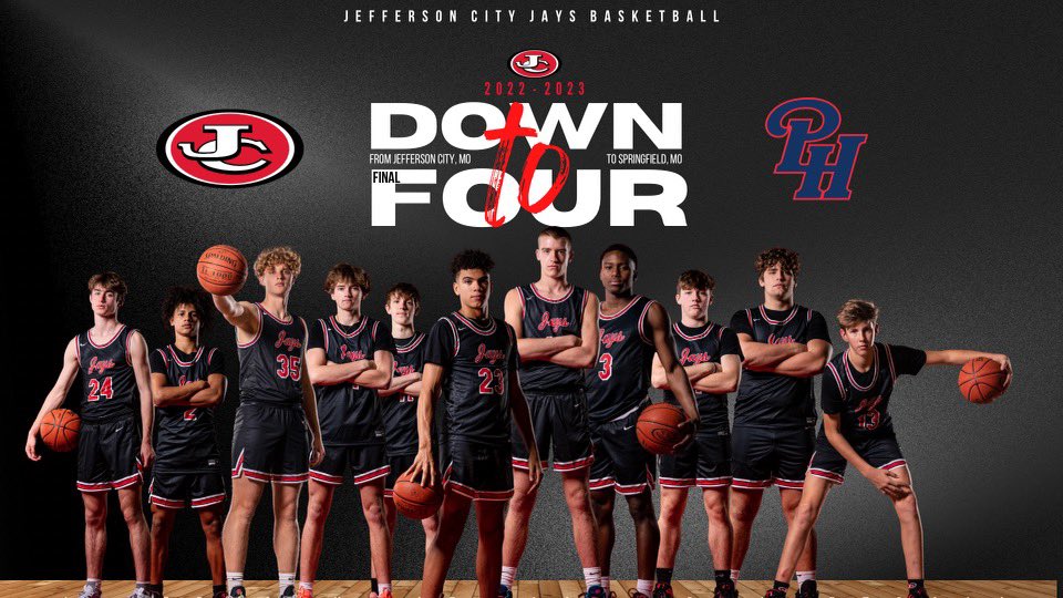 JeffCityHoops's tweet image. 2022-23 Jays look to be one of two teams in Class 5 to go out on a Win. Tip-off set for 10:00 AM at the GSB Arena, MSU. #Final4 #Together #StayInTheFight