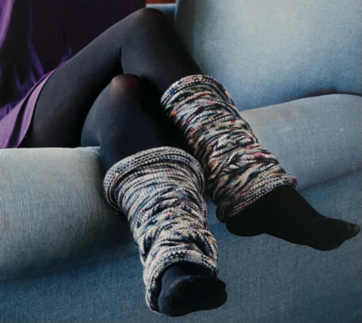 Retro Knitted Leg Warmers Trendy Knitting Pattern #retroknitting #R #Retro #alphabetchallenge #MHHSBD #homeimprovement #trending #vintageknitting #trendyknit #legwarmers #legging #dancewear #knitting #knitwear etsy.me/3yOAmoF