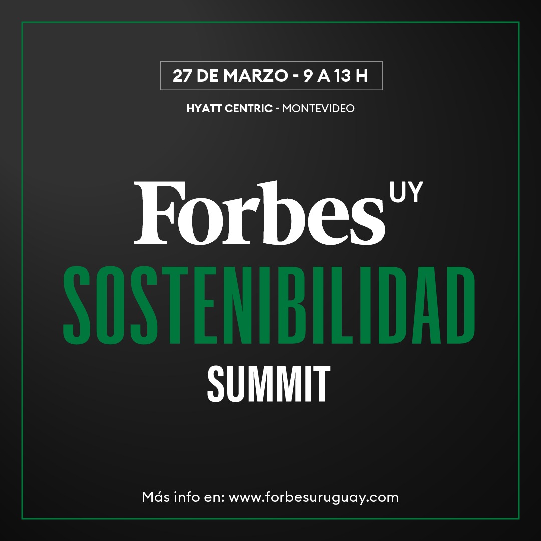 forbesuruguay's tweet photo. Este lunes 27 de marzo se va a realizar la primera edición local de #ForbesSostenibilidadSummit 

Será de 09:00 a 13:00 en el @hyattcentricmvd.

Es con inscripción previa y los cupos son limitados.
Por más información escribir a summitforbes@forbesuruguay.com https://t.co/TBloqIcYaI
