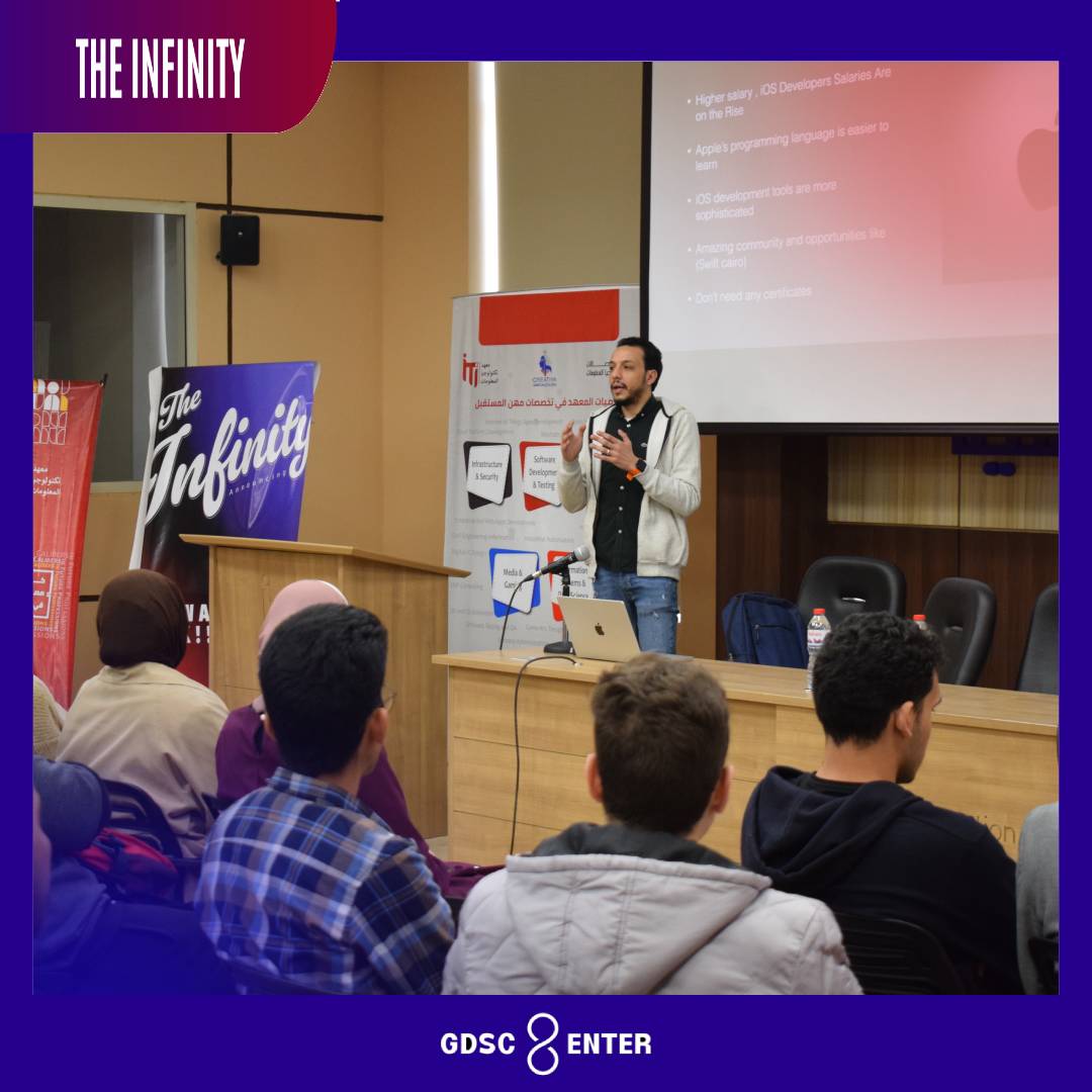 enterteam03's tweet photo. ุณูุดู ios development ููู
ููุฏุณ Mohamed lotfy ู
ู ูุนุงููุงุช ุงูููุช
THE Infinity โ
#AKWA_MIX
#THE_Infinity โ
#stay_tuned
#enter | #enter_team
#gdsc | #gdsc_mu https://t.co/VBjvHD2LOF