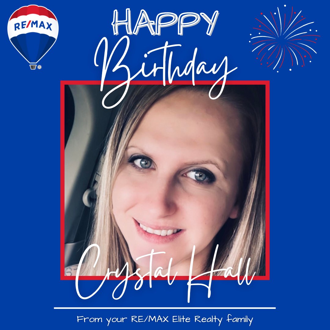 REMAXEliteKY's tweet photo. Join us in wishing Crystal Hall a Happy Birthday today! 🎂🎉⁠
#HappyBirthday #REMAXEliteRealty #unstoppable2023 https://t.co/1pTkavVez3