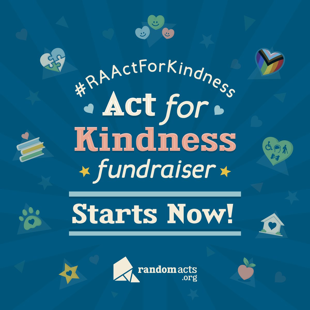 RandomActsOrg's tweet image. Our #RAActforKindness Fundraiser starts now! Follow this link to select which Random Act to support &amp;amp; select the “Buy Now” price to contribute to making it a reality. Thank you for helping us make kindness happen! 💙32auctions.com/AFK2023
