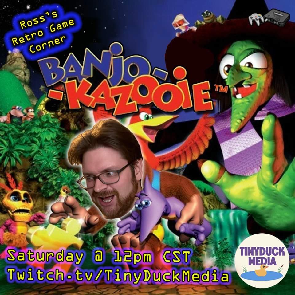 tinyduckmedia's tweet photo. It’s the final level of Banjo-Kazooie at Ross’ Retro Gaming Corner at 12pm CST today! See him kick Gruntilda’s warty butt! ✨

https://t.co/BrYr9Gj46H

#DND #TabletopVangaurd #RetroGaming #RPG #TinyDuckMedia #Sega #ShiningForce #Twitch #newstreamer https://t.co/Mwv04zMPsb