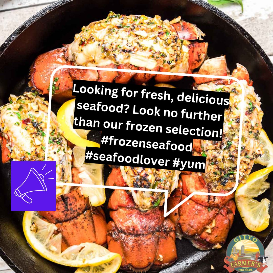 Looking for fresh, delicious seafood? Look no further than our frozen selection! #frozenseafood #seafoodlover #yum