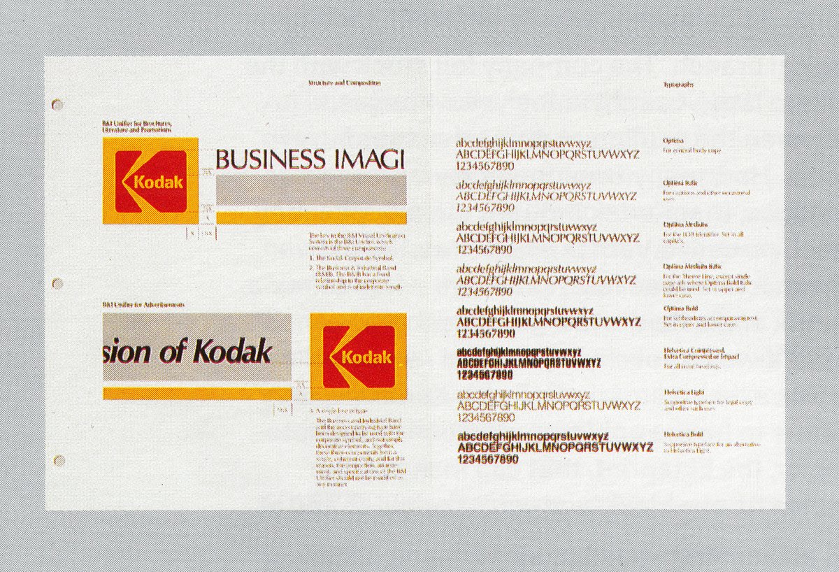 LogoArchive's tweet photo. Another recent find. Need to find a copy. Kodak by Joe Salame, Joe Salame Design Group, 1983.

Discover more logos from the 70s &amp; 80s at https://t.co/2OFIoglbzt

#logos #design #branding #designtwitter #graphicdesign https://t.co/CZJ1qWB52V