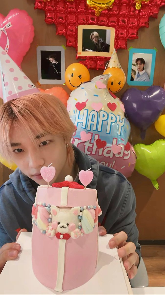 "So some of the other photography students found out it's my birthday."