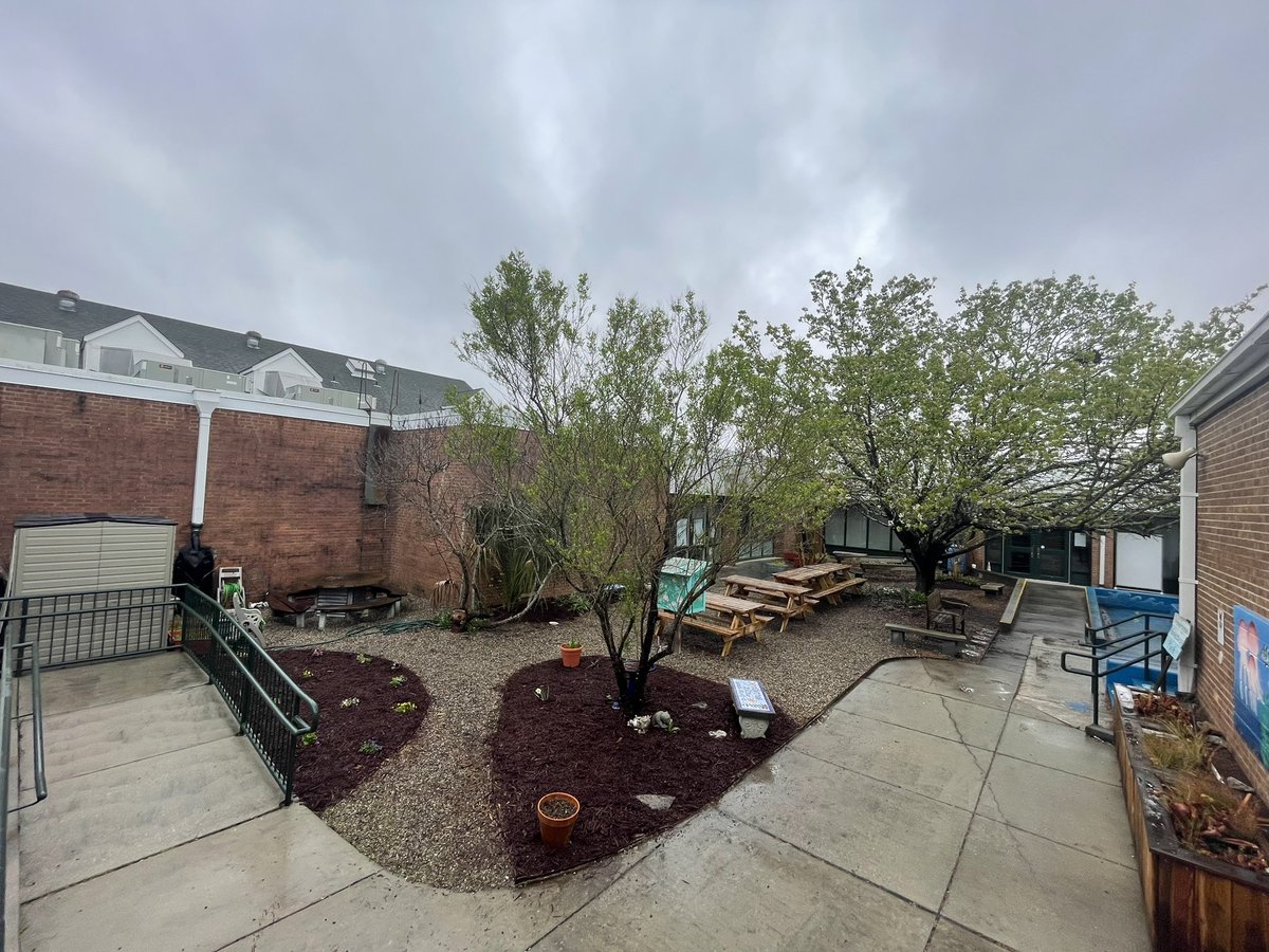 Thanks so much to the Publix Team for resisting the temptation to sleep in on this rainy Saturday morning, in order to support us with a Courtyard Cleanup! 
What a great space for our students to enjoy as the Spring season roles in! <a href="/CBElementary/">CB Elementary School</a>