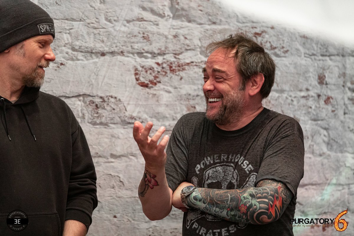 Ent_Event's tweet photo. @Mark_Sheppard and @MarkRPellegrino at last year's Β« Purgatory Β» Convention #PurCon6
β
β
Entertainment Events 2023 β
β
β°οΈ Mortal Hunters 2 | 8.-9. April | π₯ Purgatory 7 | 27-28 May | π¦ Dragonfly in Amber | 25.-26. November | https://t.co/R0xlA0F8C2 https://t.co/AQrNsi1qsV