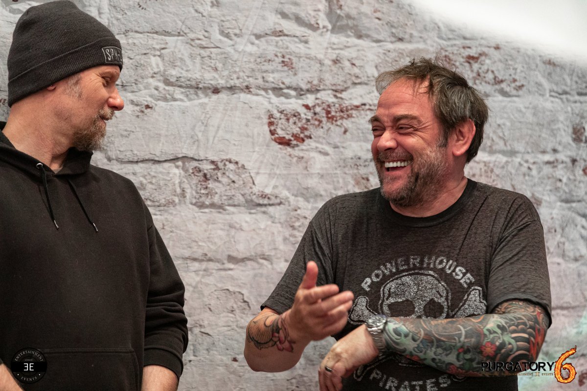 Ent_Event's tweet photo. @Mark_Sheppard and @MarkRPellegrino at last year's Β« Purgatory Β» Convention #PurCon6
β
β
Entertainment Events 2023 β
β
β°οΈ Mortal Hunters 2 | 8.-9. April | π₯ Purgatory 7 | 27-28 May | π¦ Dragonfly in Amber | 25.-26. November | https://t.co/R0xlA0F8C2 https://t.co/AQrNsi1qsV