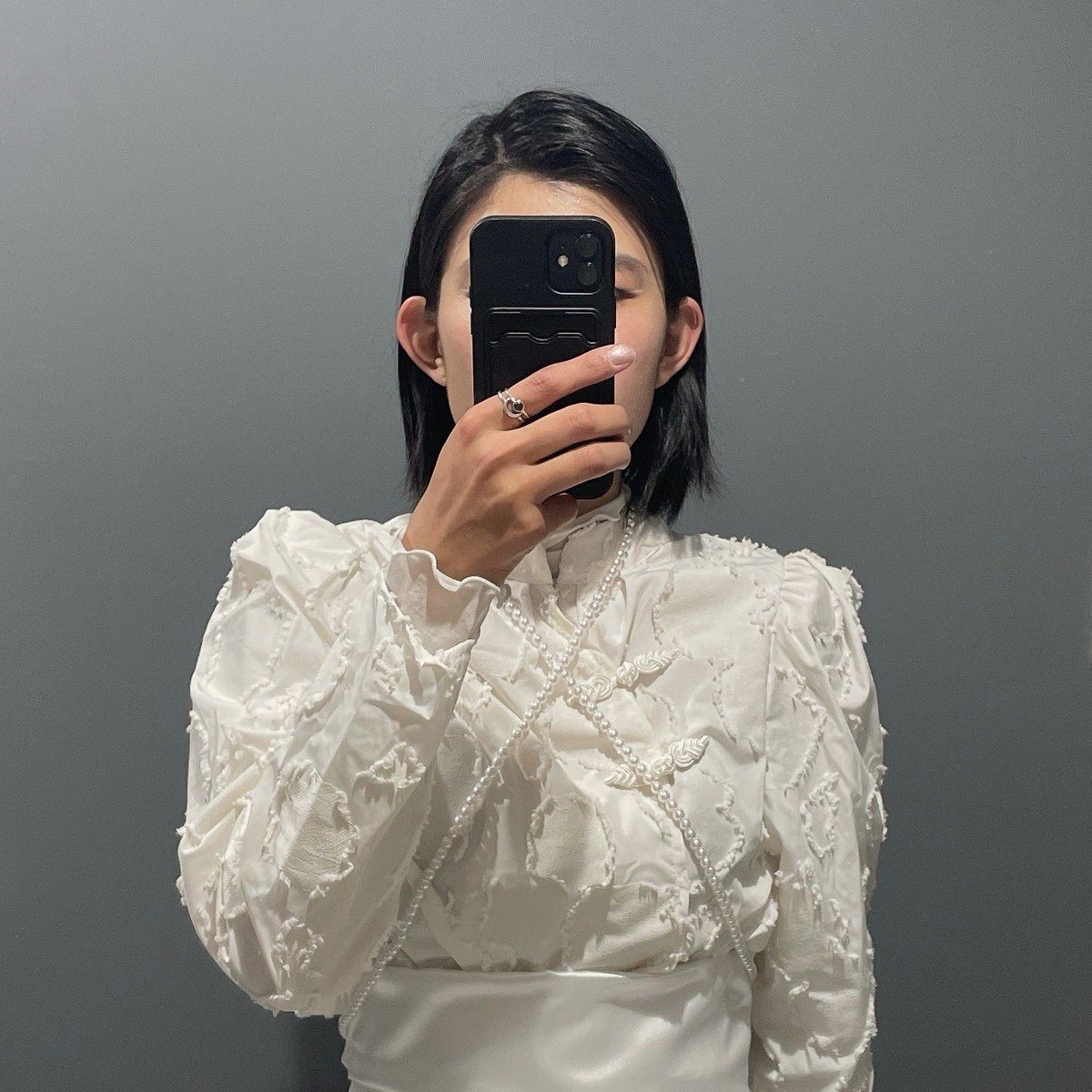 nm5_______'s tweet image. はっきり言って卒業式のために作った洋服めっちゃ可愛い。