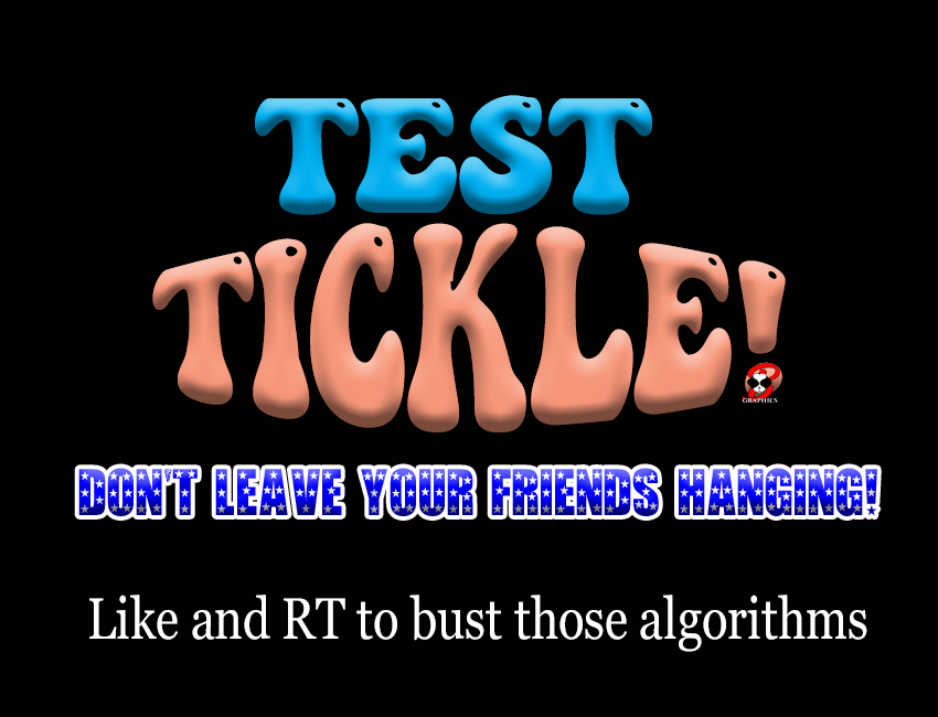 BradSchaw's tweet photo. I send a #Testtickle when I feel like I should be seeing more interactions. If you see this, please react with the options available. TY! https://t.co/zSCjH2pox2
