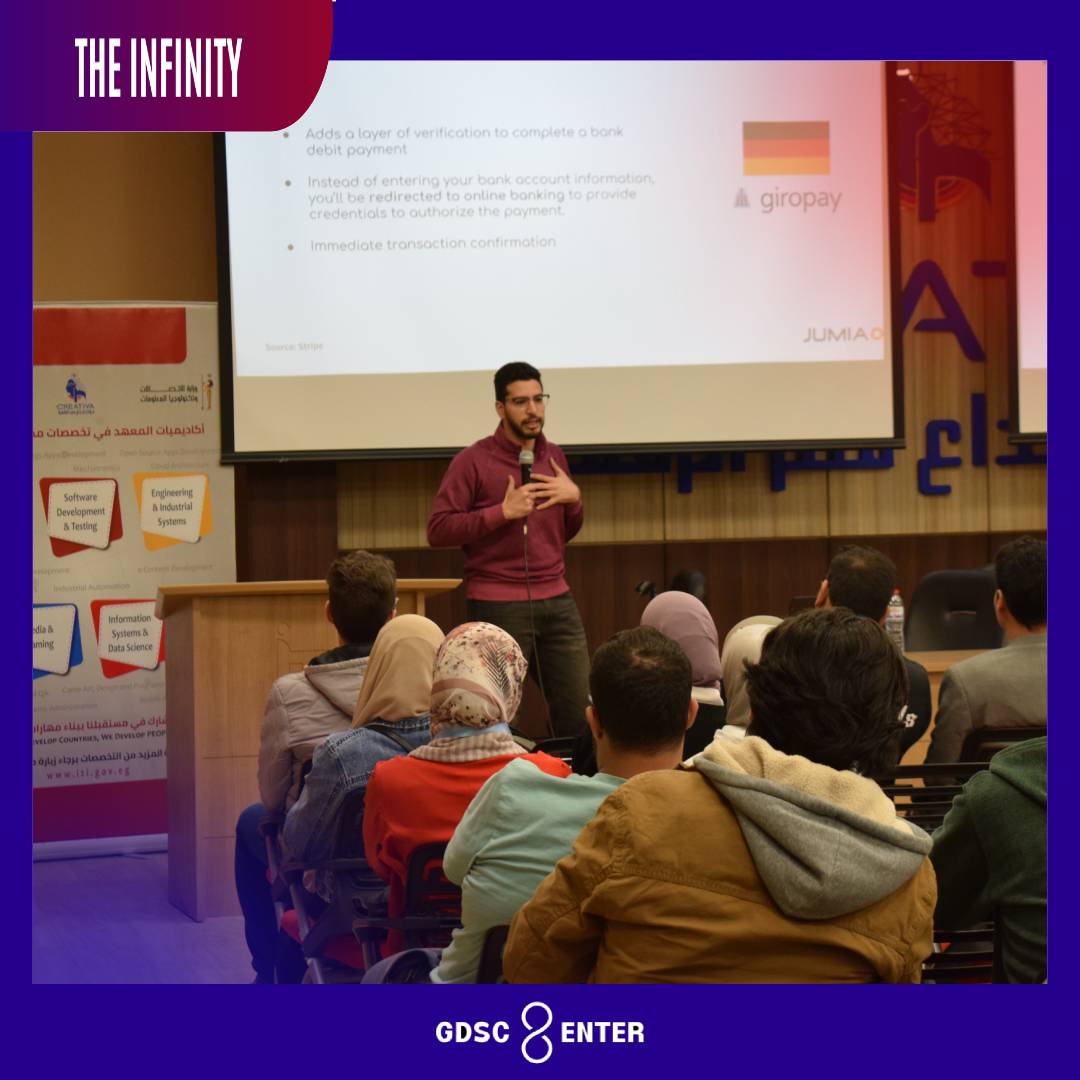 enterteam03's tweet photo. ุณูุดู fintech ููู
ููุฏุณ Maged Ghazouly ู
ู ูุนุงููุงุช ุงูููุช
THE Infinity โ
#AKWA_MIX
#THE_Infinity โ
#stay_tuned
#enter | #enter_team
#gdsc | #gdsc_mu https://t.co/UTNR2aPRye