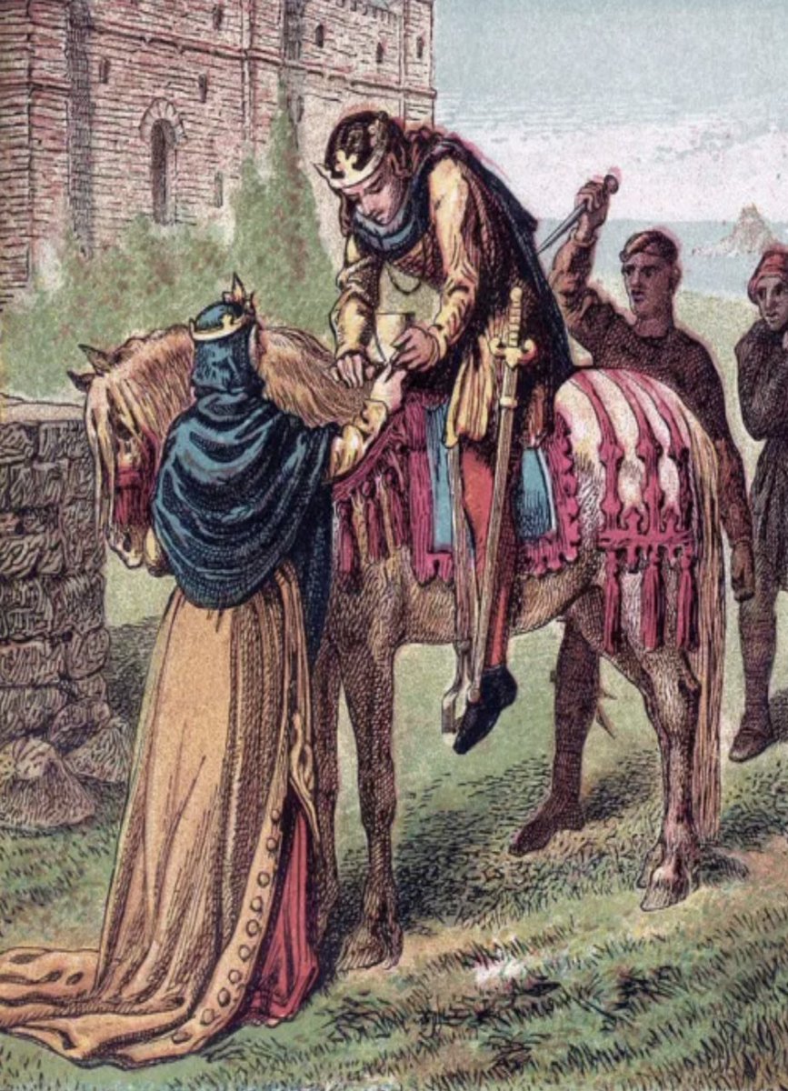 HogwashHot's tweet image. #OTD remember Edward the Martyr, son of Edgar and a nun from #Wilton. Assassinated at #Corfe Castle, whilst dismounting, probably by supporters of Ethelred the Unready at the instigation of the latter's mother, Elfthryth. Initially buried unceremoniously at #Wareham, later his...