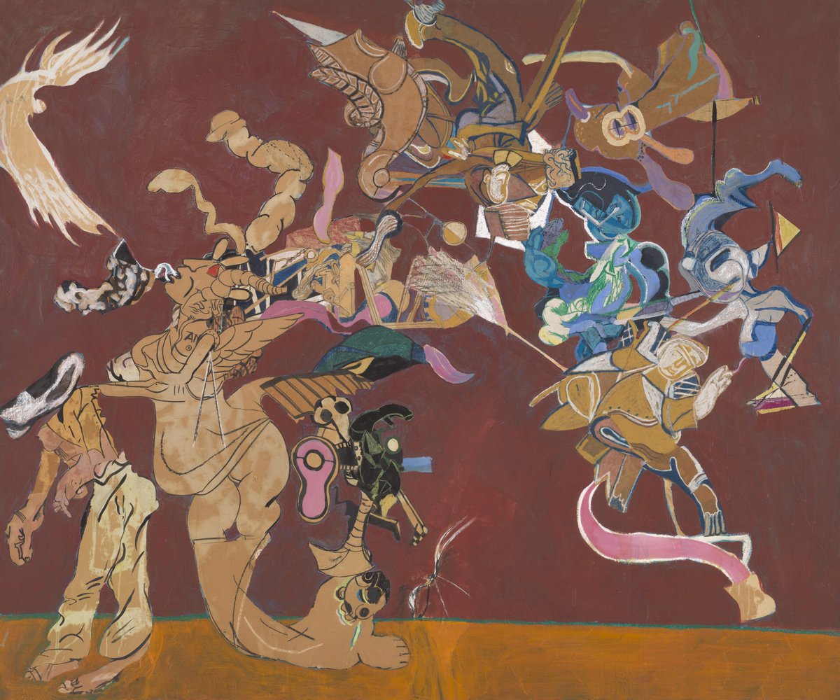 Tate's tweet image. &apos;I can only understand ideas in terms of human relationships. People as characters are far more real to me.&apos; - #PaulaRego

❤️ 💛 Discover Rego&apos;s powerful painting ‘The Firemen of Alijo’ on free display at Tate Britain. 🏛️ bit.ly/3FxWO9k