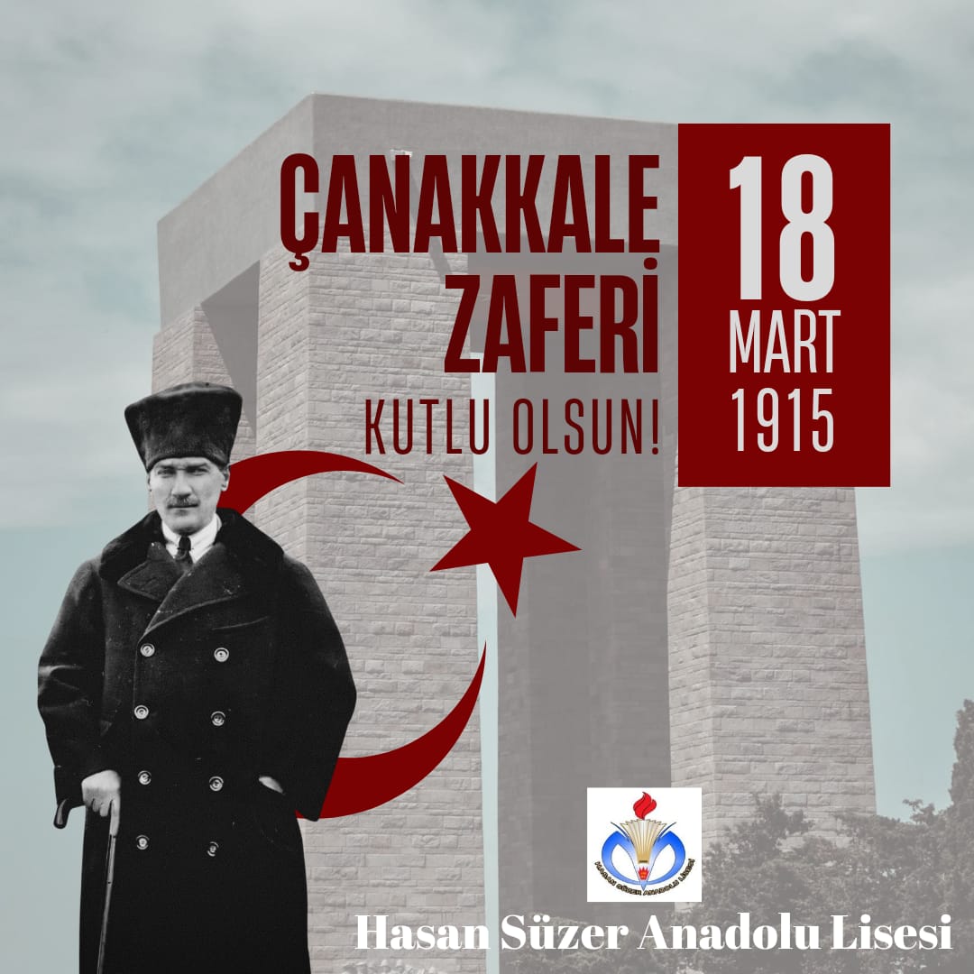 hsalkurumsal's tweet photo. 18 Mart Çanakkale Zaferi Kutlu Olsun.
#HSAL #ÇANAKKALE #18MART https://t.co/O9oC10iTvX