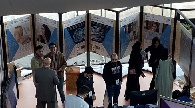 Busy booth: Arabic AI for All @  #TEDinArabic includes text to speech (TTS) standard and dialectal Arabic. Stop by to listen almost human parity Arabic TTS!
We also have chocolates, and plastic butterflies. Find us in the Social Spaces area
<a href="/QatarComputing/">QCRI | معهد قطر لبحوث الحوسبة</a> <a href="/HBKU/">جامعة حمد بن خليفة</a> <a href="/TEDTalks/">TED Talks</a> <a href="/QF/">Qatar Foundation</a>