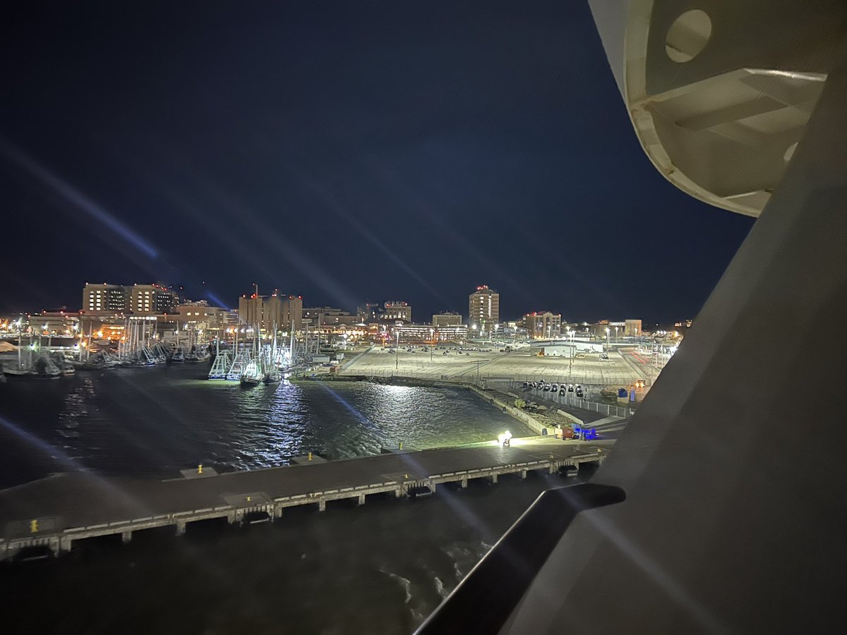 RineyDon's tweet photo. No coffee on the balcony this morning. Our adventure ends and some one else’s begins. #radianceoftheseas @RoyalCaribbean https://t.co/EHoa8c3srB