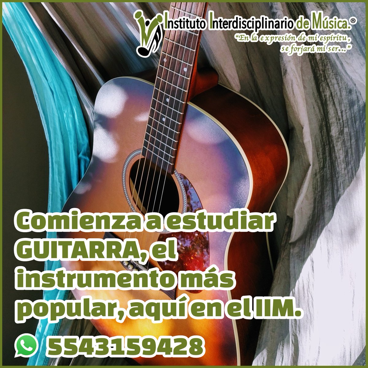 IIM_edu's tweet photo. No pierdas la oportunidad de aprender a tocar la guitarra y mejorar tu técnica en manos profesionales, puede ser este el comienzo de una gran carrera musical. 💖😌🎸🎵🎶✨
INFORMES al 5543159428. 📞✉️
#Guitarra #CarreraProfesional #IIM #ClasesDeMúsica #ClaseDeGuitarra #lovemusic https://t.co/GtIjn17NOd