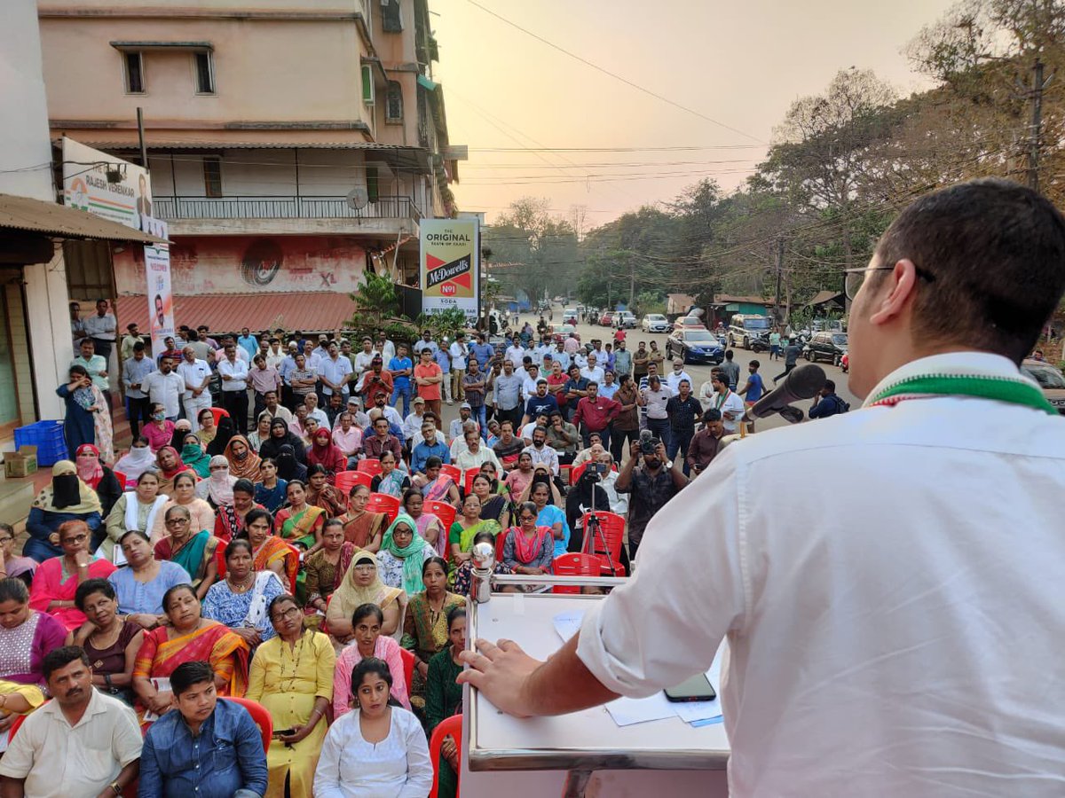 Yurialemao9's tweet photo. Ponda Constituency  #HaathSeHaathJodoGoa with @INCGoa President @amitspatkar, @INCIndia Incharge @manickamtagore Aldona MLA @carlosgoa25, South Goa MP Francisco Sardinha, Senior VP @MKShaikGoa, @INCSGoa President @SavioDsilvaa, Block President William Aguiar &amp; other Functionaries https://t.co/9BYNR7wk07