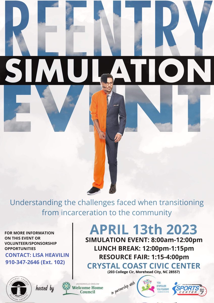 We are working to help our residents return from #incarceration reach thier full potential as they transition back into the #community.  We need #volunteers to help work a simulation. If interested in #volunteering please reach out to Lisa at admin@wuonslow.org.