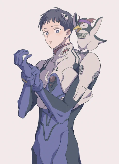 神さんにプラグスーツ着てほしすぎる部(細身、シンジ顔) 
