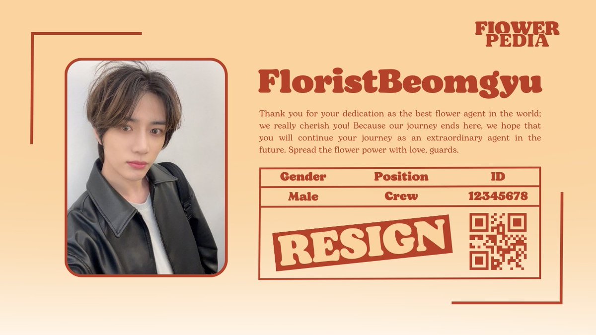 cereusme's tweet photo. Seven days of pondering flowers and their meanings also solving the mystery at the end with the guards, I, FloristBeomgyu, have completed my assignment as a flower agent and resigned from Flowerpedia florist. https://t.co/siaB5F9ct4