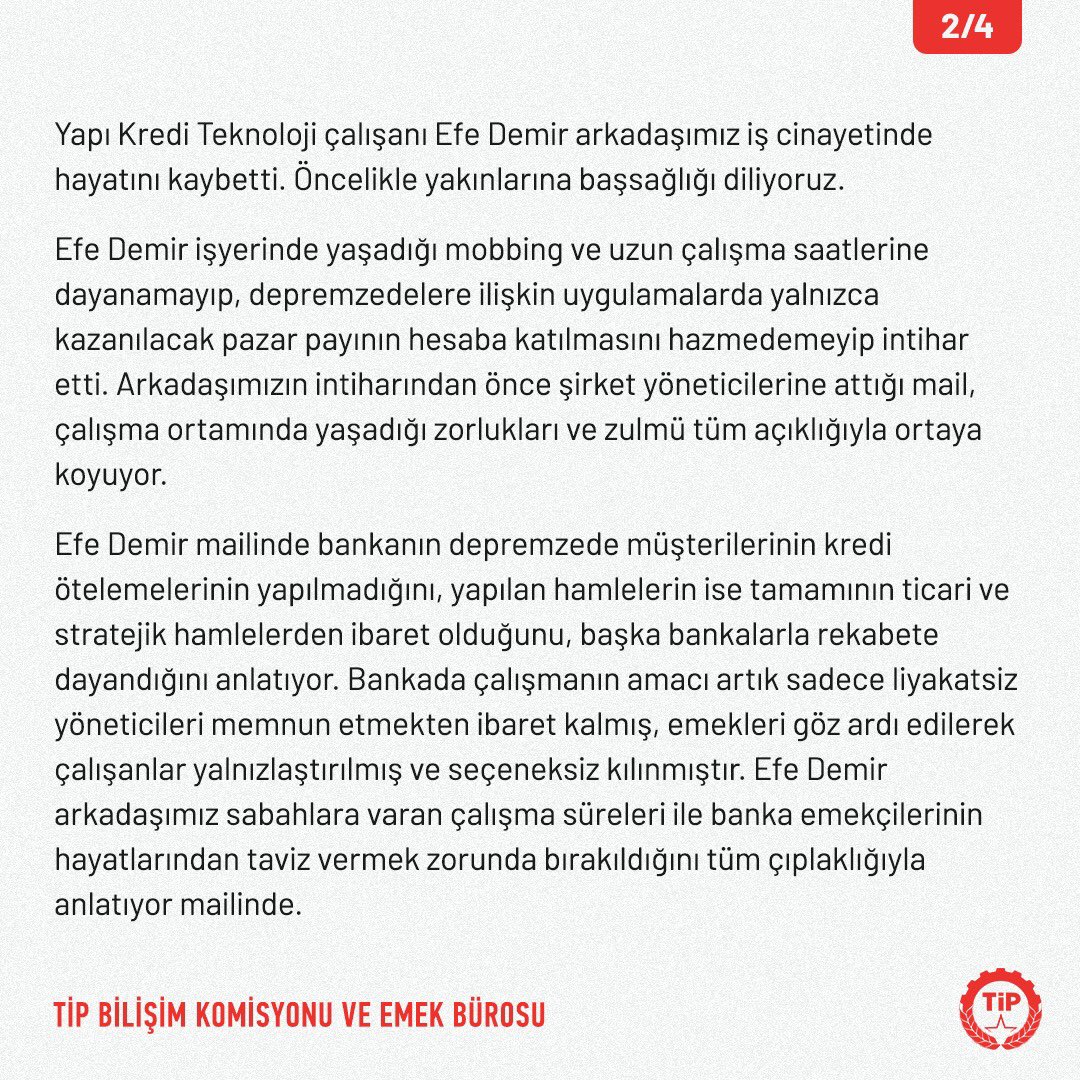 tipgenelmerkez's tweet photo. Hayatlarımız kârlarınızdan değerlidir!

#EfeDemir için adalet aramaktan asla vazgeçmeyeceğiz! https://t.co/7768kyQE6k
