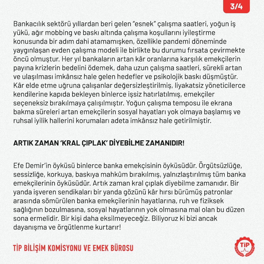 tipgenelmerkez's tweet photo. Hayatlarımız kârlarınızdan değerlidir!

#EfeDemir için adalet aramaktan asla vazgeçmeyeceğiz! https://t.co/7768kyQE6k
