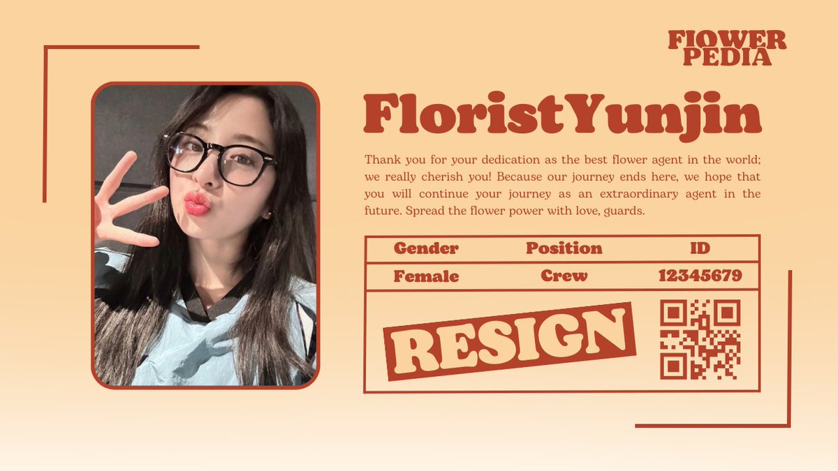 Versaetile's tweet photo. Seven days of pondering flowers and their meanings also solving the mystery at the end with the Guards, I, FloristYunjin, have completed my assignment as a flower agent and resigned from Flowerpedia florist. https://t.co/dAfDcPfcQ6