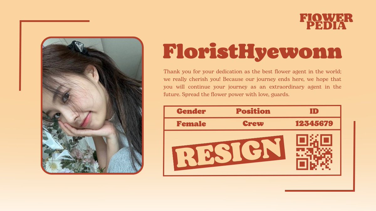 narasmagic's tweet photo. Seven days of pondering flowers and their meanings also solving the mystery at the end with the Guards, I, FloristHyewonn, have completed my assignment as a flower agent and resigned from Flowerpedia florist. https://t.co/Zt2hm0XXHC