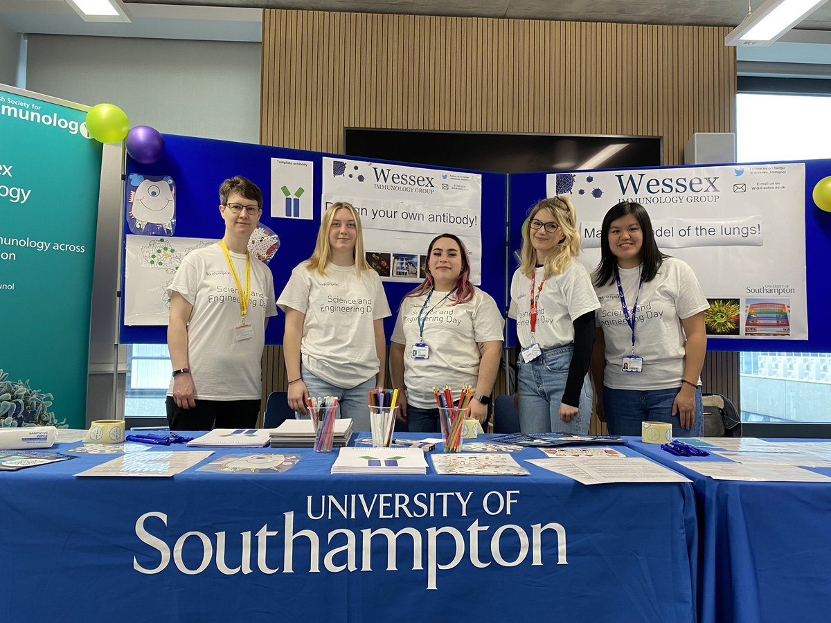 We are at #SOTSEF today. Come and learn about your immune system and build your own antibody in building 100. @Wessex_immunol @britsocimm
