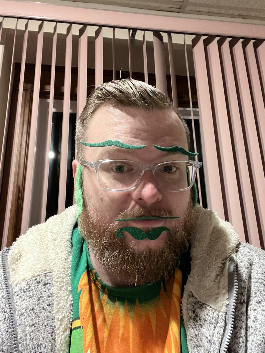 Festive af #StPatricksDay2023 #festive #green #imustacheyouaquestion