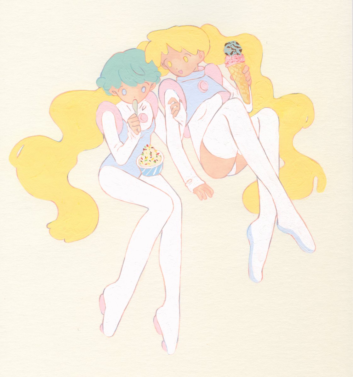「オンラインでの原画販売も明日19日17時までとなっております。気になる作品がまだ」|Nakamura Yuuki / ナカムラユウキのイラスト