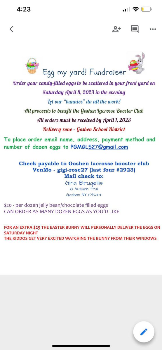 🐰 BOOK BY APRIL 1ST!! 🐰