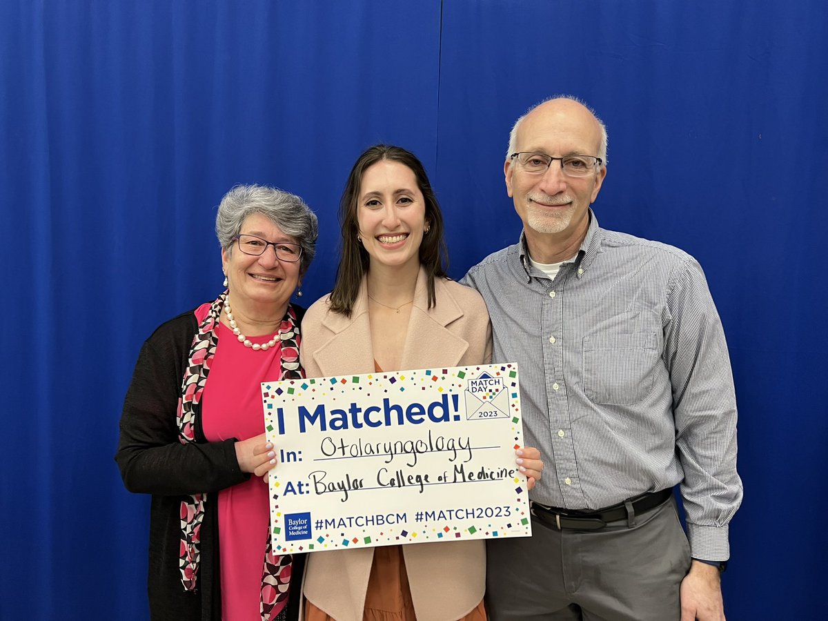 ewenn16's tweet image. Switching from pediatrics to otolaryngology October of MS3 had me doubting whether I&apos;d match at all, let alone at my top choice @BCM_Oto! So proud of all my classmates, we did it!
Guess I can no longer deny that I&apos;m a Texan, 5 more years in Houston!
@DeliaRospi @JaeEunLee10