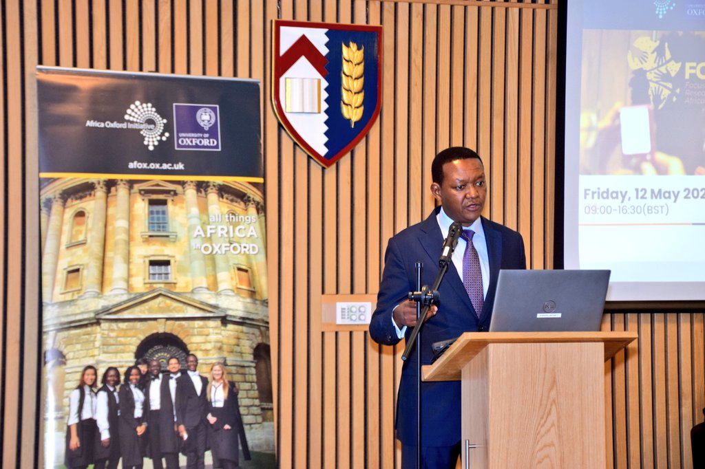 citizentvkenya's tweet photo. ICYMI: Foreign Affairs CS Dr Alfred Mutua last evening addressed a gathering of African scholars and other members of academia under the auspices of Africa Oxford Initiative for a symposium on Kenya’s social and economic development agenda https://t.co/v7nKdJeXAd