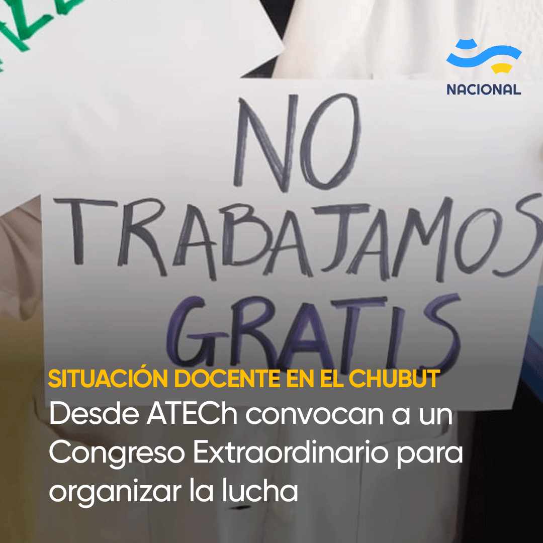 Conversamos con Carlos Magno, secretario gremial de la ATECh sobre la convocatoria a un Congreso Extraordinario para el próximo 30 de marzo en la Ciudad de Rawson para debatir múltiples objetivos.

radionacional.com.ar/desde-atech-co…
