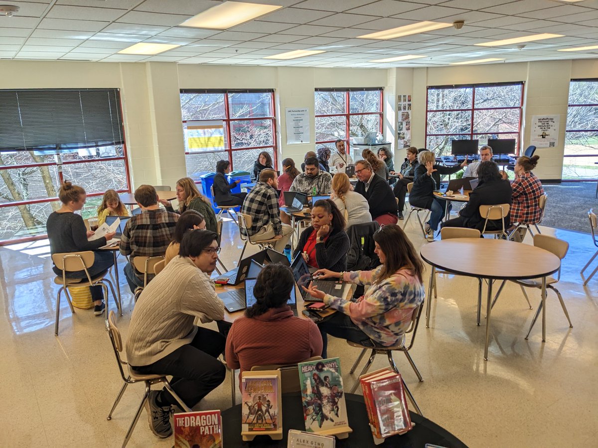 Clemente teachers collaborate by PLC to plan for the demands of their lessons.