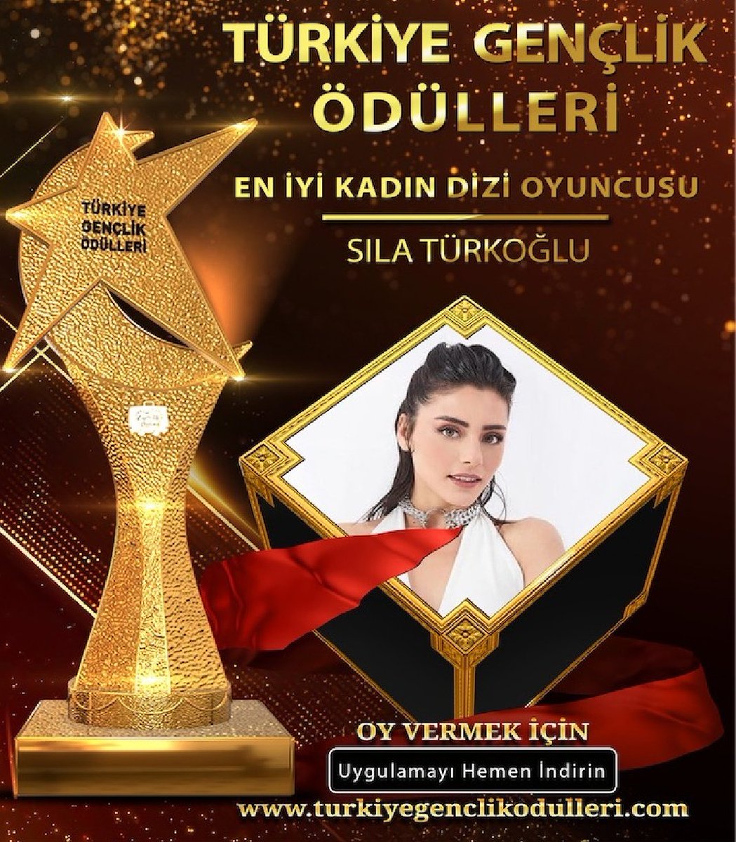 TGÖ oylamasında #SılaTürkoğlu En İyi Kadın Dizi Oyuncusu dalında aday gösterilmiştir.Oy vermek için aşağıdaki bağlantıya tıklayıp App  store ve Google store 'dan  #TürkiyeGençlikÖdülleri uygulamasını indirerek 24 saatte bir  oyunuzu kullanabilirsiniz .

play.google.com/store/apps/det…