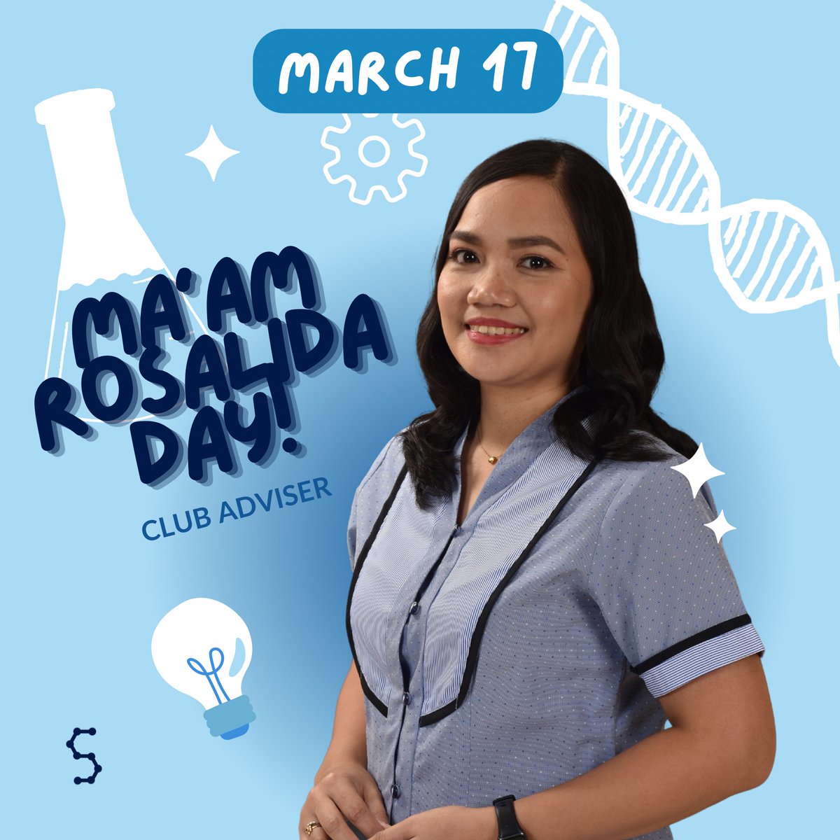 Sentience_PaSci's tweet photo. Although late, a birthday is always and will always be worth celebrating! 🎉

Especially when said birthday is none other than that of the Sentience's Mam, or mom, Sinsuan! 🥳
From being as sweet as Stevia, but as firm as a tree, your presence as the Sentience Club Adviser has https://t.co/O4cb8ytI08