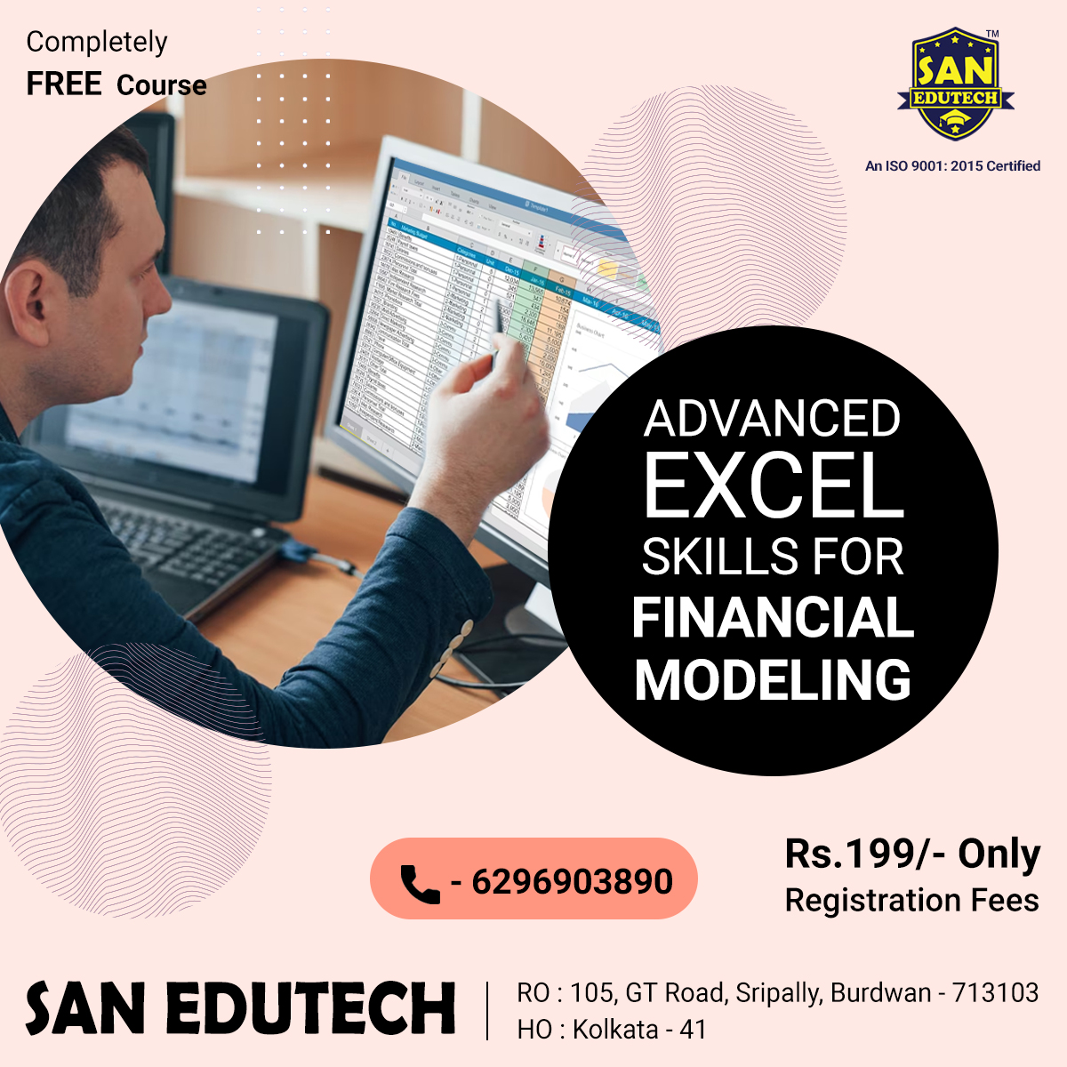 sanedutech's tweet image. Free Advance Excel Course at #Burdwan with professionals of San Edutech. Hurry Up! Book your slot today. Just dial 6296903890 or visit 105, GT Road, Sripally, Perbirhata, Burdwan - 713103 for details.

#SanEdutech #AdvanceExcelCourse #FreeAdvanceExcelCourse