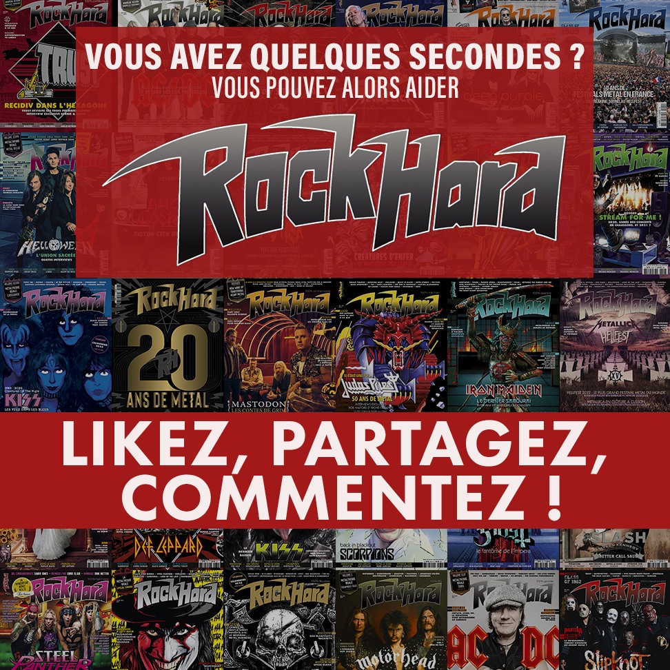 📢 Vous avez quelques secondes ? Vous pouvez alors aider Rock Hard : LIKEZ, PARTAGEZ, COMMENTEZ !

⏱️ Cela ne vous prend qu’une poignée de secondes et nous aide beaucoup. Merci ! 

🔥 Plus vous interagissez, plus nous apparaîtrons dans vos fils d'actualités.

[Thomas Raya]