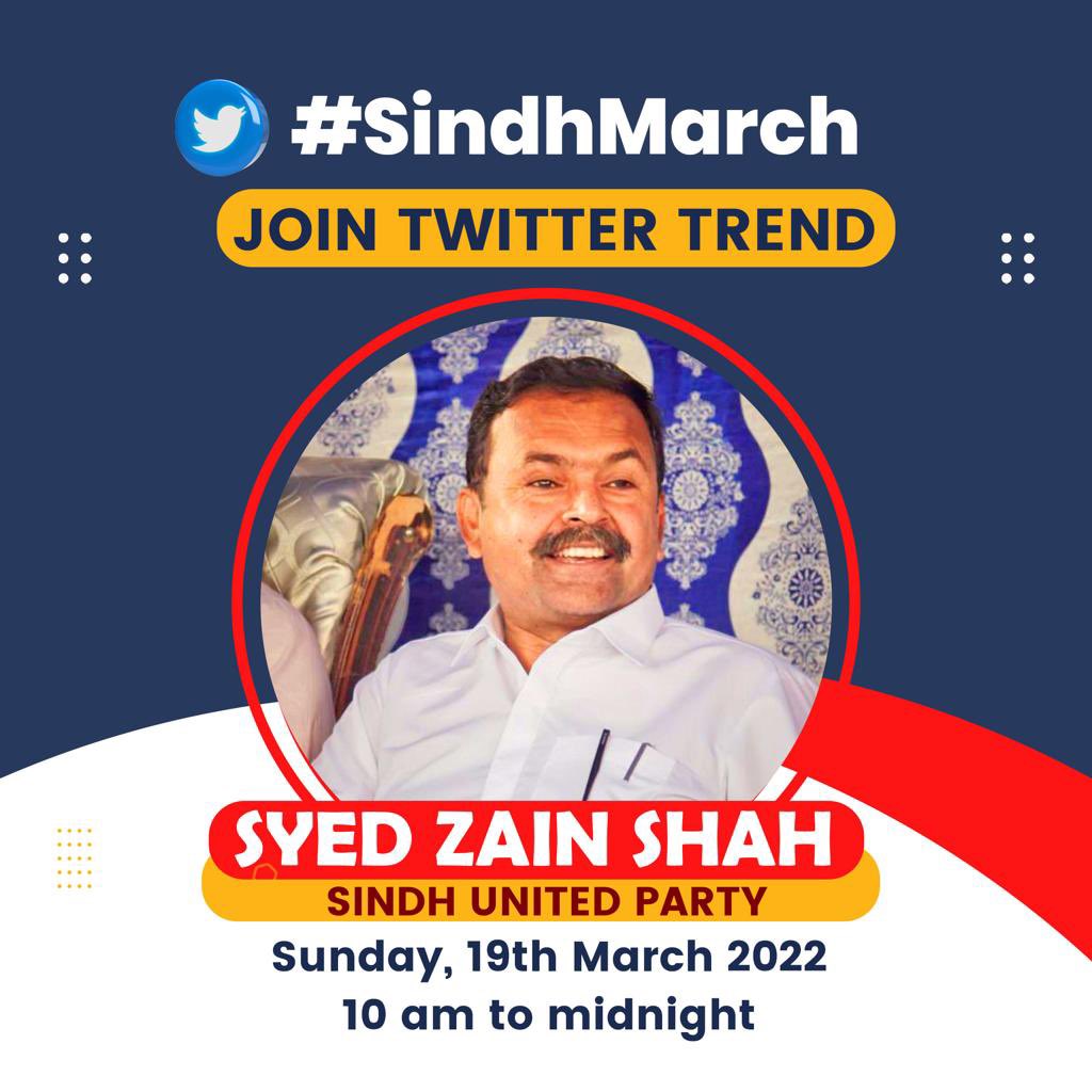Sayed_ZainShah's tweet photo. Please Support the trend tomorrow, 
#SindhMarch https://t.co/bQa2D3xm5e
