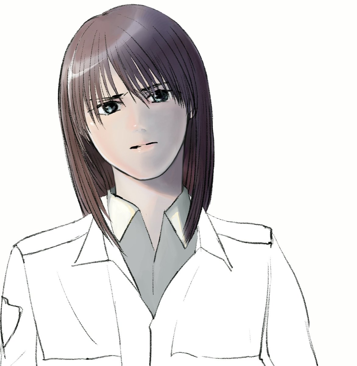 「当社比でめっっっっっちゃ顔に時間かけてる 」|中川のイラスト