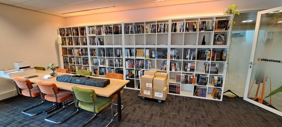 sidestonepress's tweet image. When you thought we brought a lot of books to #KielScales23 last week. These are the ones we left behind! The boxes on the small trolley is what we brought.