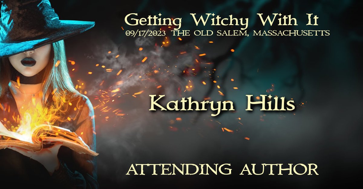 AuthorKathrynH's tweet photo. Join me NOW on FACEBOOK Sat. 3/18 10AM-12PM for an #author #TAKEOVER! I'm talking all things #spooky #PNR #romancenovels #Giveaways &amp; #Halloween FUN!🖤🎃 #gettingwitchywithit #romancegems #romanceauthor #RomanceReaders #saturday #bookishfun 
https://t.co/oFDI04azet https://t.co/9sQW96E5EE