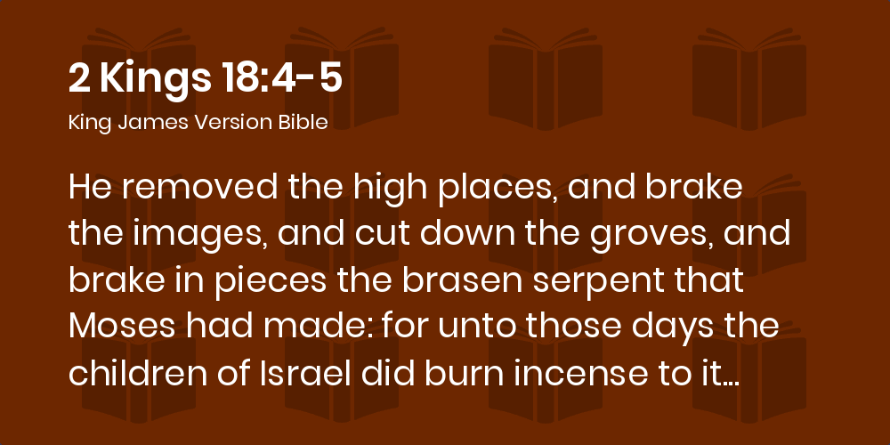 KJVliteracy's tweet photo. @Kimber9mmUC @IncomparableAD3 @TrustJesusAlone @TheRealLogosT In the Catholic Catechism (2130) they use the bronze serpent of Mosses as a justification for statues. 

What happened to that?  Hezekiah literally had to smash it to pieces; it was being worshiped. 😵⬇️ #Catholicerror #Catholicheresy https://t.co/7bkPJicSvz