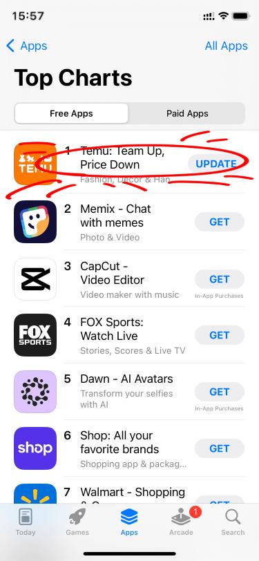 SolanoCollette's tweet image. The number one downloaded app in just three months is Temu, not Amazon. It is highly recommended that you use Temu. The box contains a variety of great items for just $20. shr.temu.com/kBS8a0XDbwuLs